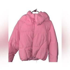 Pink Puffer Winter Coat